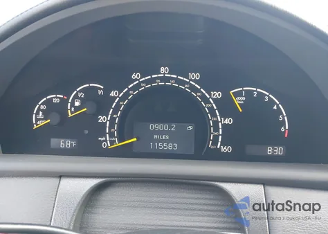 2002 Mercedes-Benz Cl 500 из США, поврежденный, VIN WDBPJ75J62A022599